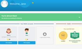 Click on + Add Child's Profile.